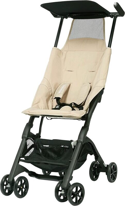 Poussette compacte XSS, coloris Beige