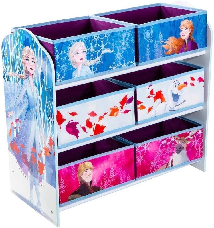 DISNEY REINE DES NEIGES - Meuble de Rangement 6 corbeilles DISNEY REINE DES NEIGES - Meuble de Rangement 6 corbeilles
