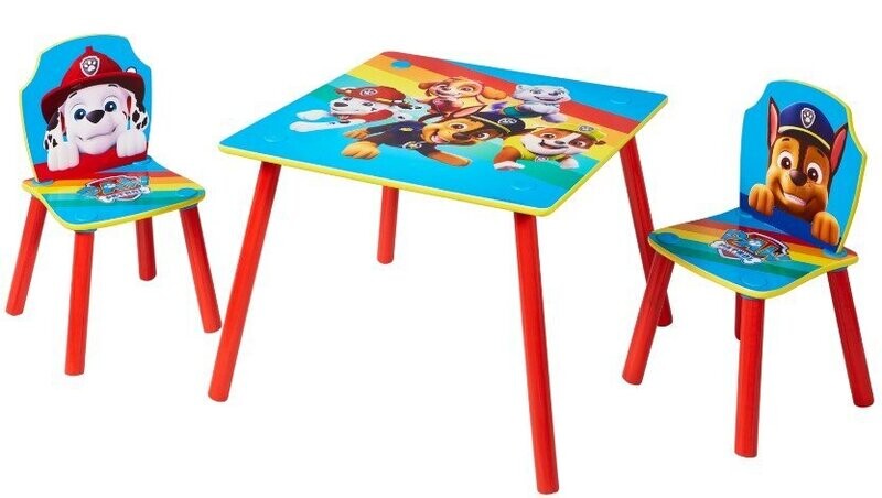 PAT'PATROUILLE - Ensemble table et 2 chaises pour enfants