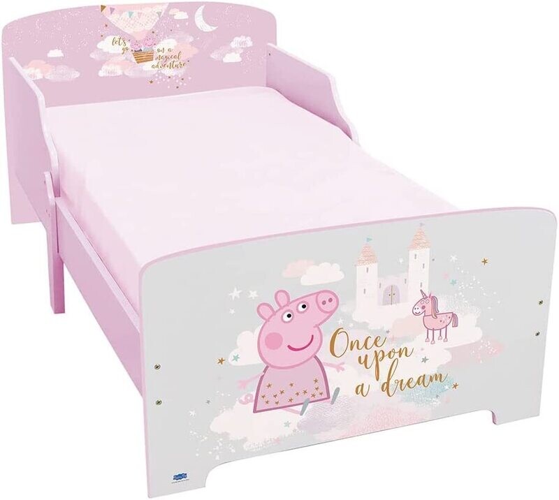 PEPPA PIG - Lit sommier lattes 140 x 70 cm PEPPA PIG - Lit sommier lattes 140 x 70 cm