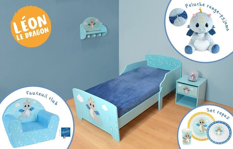 LEON LE DRAGON - Pack chambre complet pour enfant
