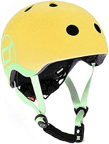 Casque (45-51 cm) Jaune - Pour vélo, trottinette et draisienne