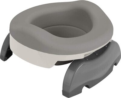 Pot - Pot de voyage et réducteur de toilettes 3 en1 gris