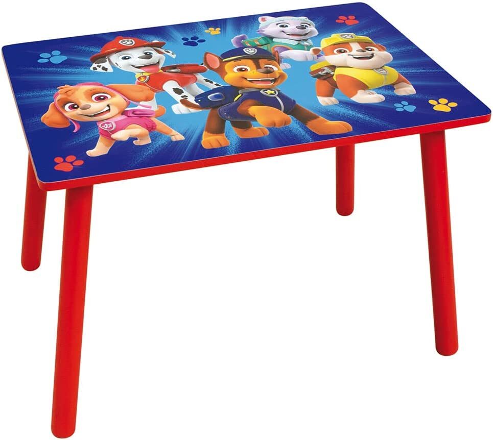 PAT'PATROUILLE - Table avec une chaise en bois