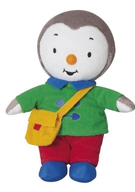 T'CHOUPI -  Peluche 17 cm - Assortiment de 3 peluches, Modèle: Veste et sacoche