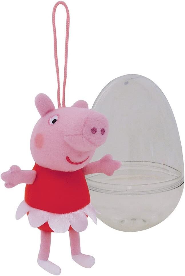 PEPPA PIG - Peluche ballerine dans oeuf 11,5 cm
