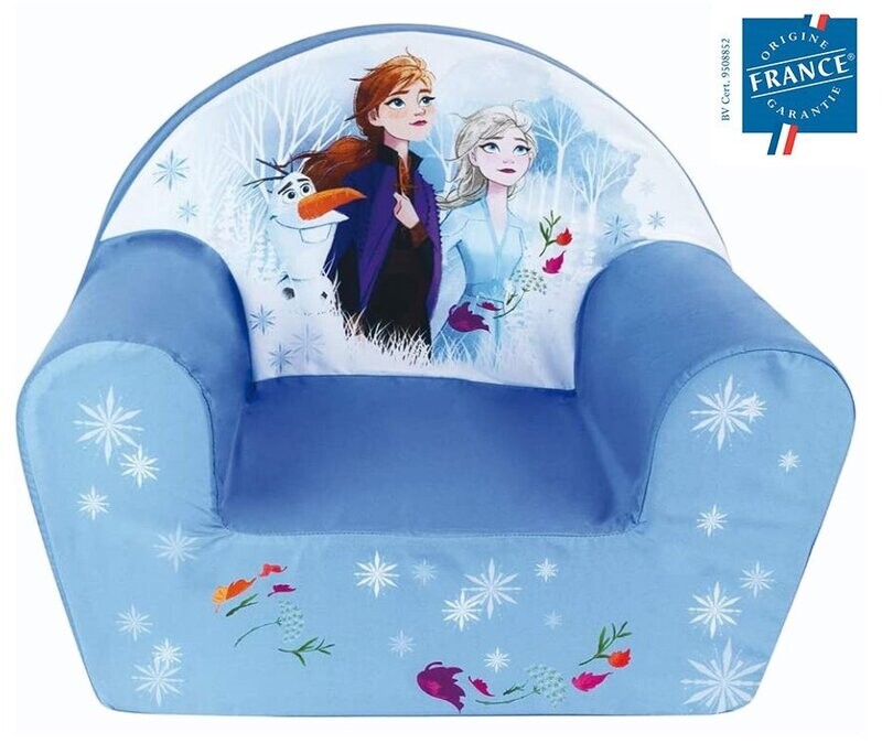 DISNEY REINE DES NEIGES - Fauteuil club bleu - Origine France garantie