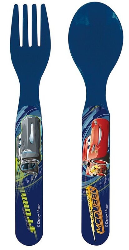 DISNEY CARS - Ensemble couverts (fouchette, cuillère)