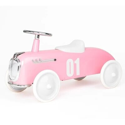 Porteur roadster vintage rose multidirectionnel