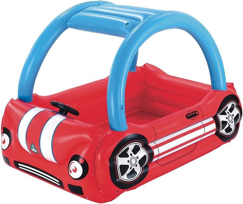 VOITURE - Piscine voiture de course rouge