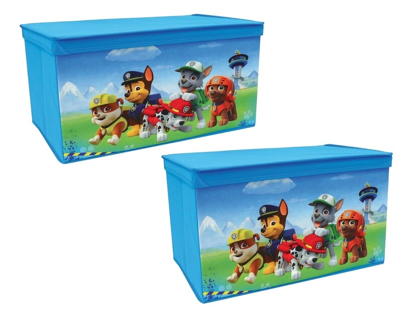 PAT'PATROUILLE - Lot de 2 coffres à jouets pliables
