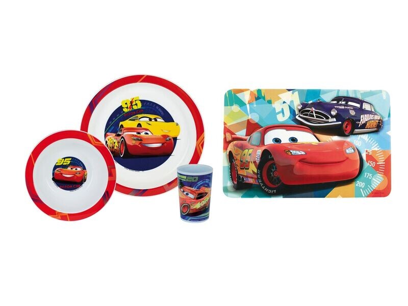 DISNEY CARS - Ensemble repas + set de table