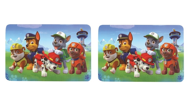 PAT'PATROUILLE - Lot de 2 sets de table