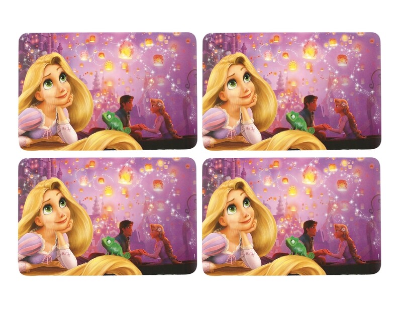 DISNEY PRINCESSE RAIPONCE - Lot de 4 sets de table