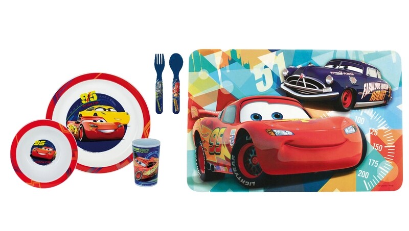 DISNEY CARS - Ensemble repas avec couverts + set de table