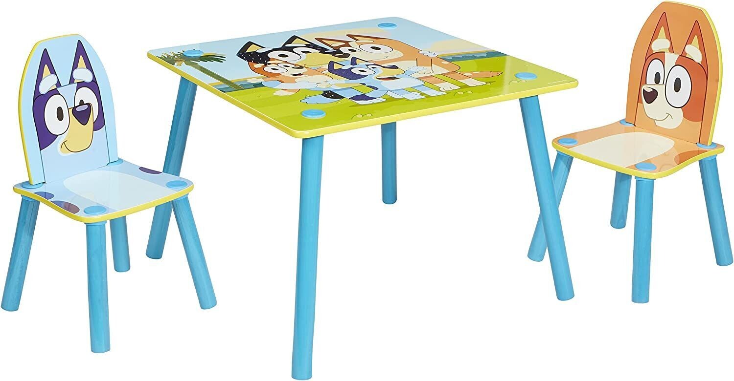BLUEY - Ensemble de table et 2 chaises