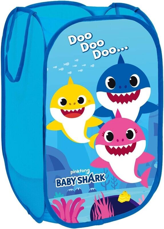 BABY SHARK - Panier à linge - Sac à linge 36x36x58cm