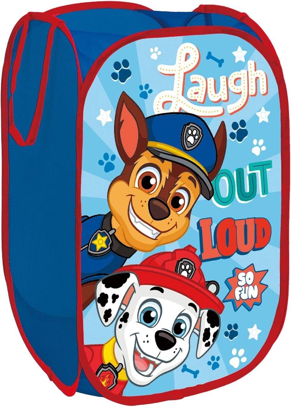 PAT'PATROUILLE - Panier à linge - Sac à linge 36x36x58cm
