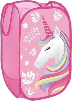 LICORNE - Panier à linge - Sac à linge 36x36x58 cm