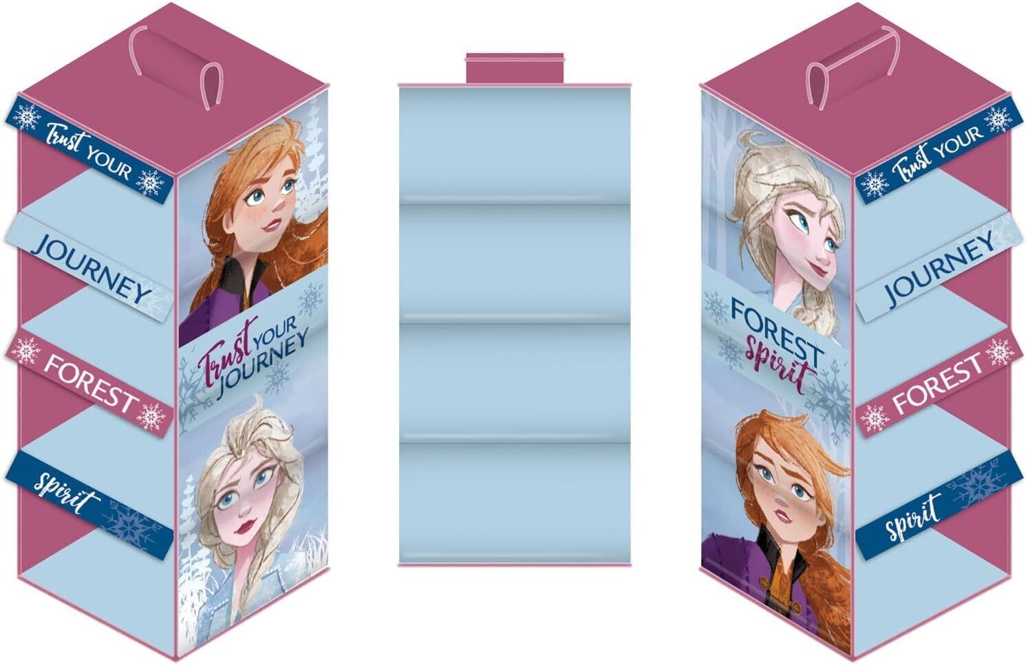 DISNEY REINE DES NEIGES - Rangement 4 niveaux