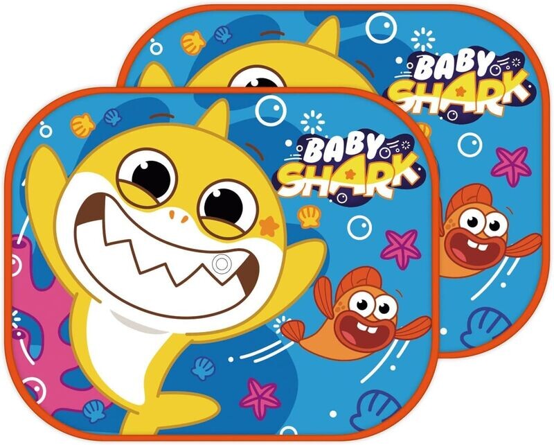 BABY SHARK - Lot de 2 pare-soleil45 x 1,0 x 36,0 cm
