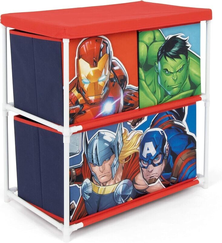 AVENGERS - Meuble de rangement 3 corbeilles
