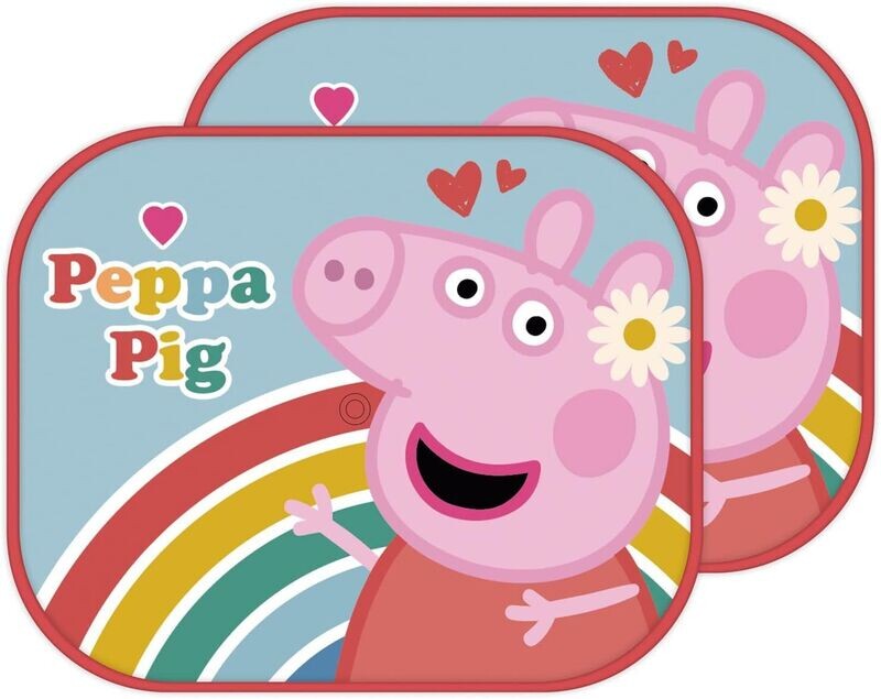 PEPPA PIG - Lot de 2 pare-soleil 45 x 1,0 x 36,0 cm