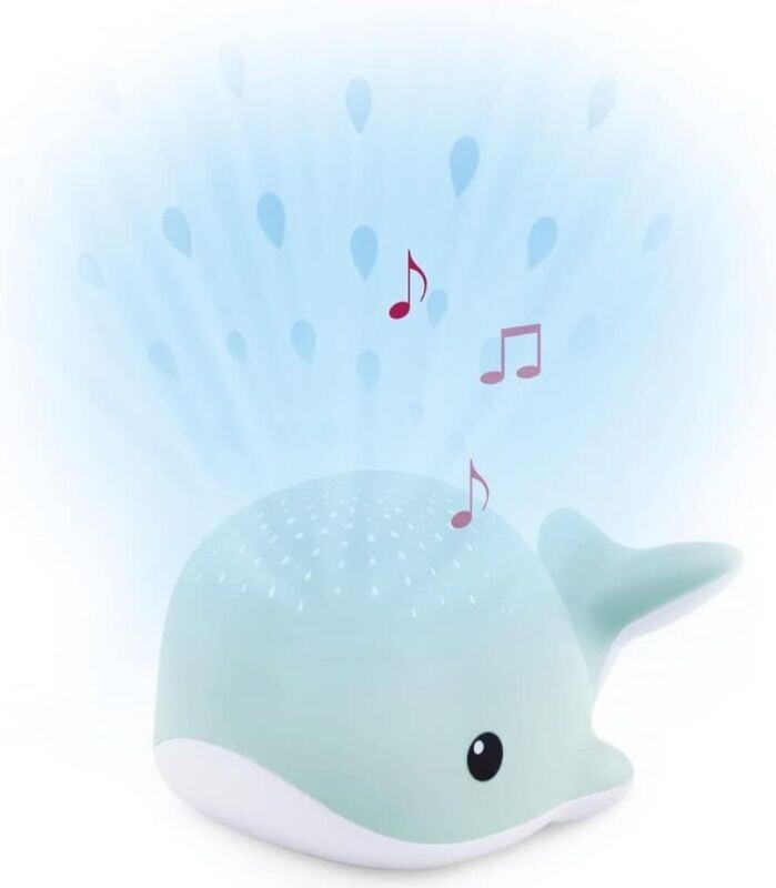 BALEINE - Projecteur lumineux et sonore bleu