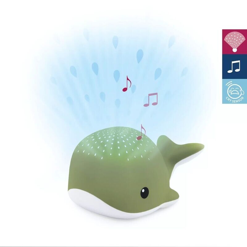 BALEINE - Projecteur lumineux et sonore vert