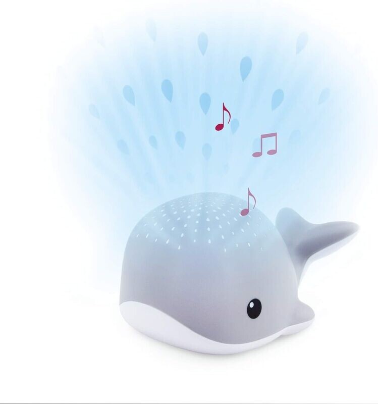BALEINE - Projecteur lumineux et sonore gris