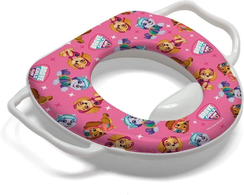 PAT'PATROUILLE STELLA - Adaptateur réducteur rose de toilettes 30x36x6cm