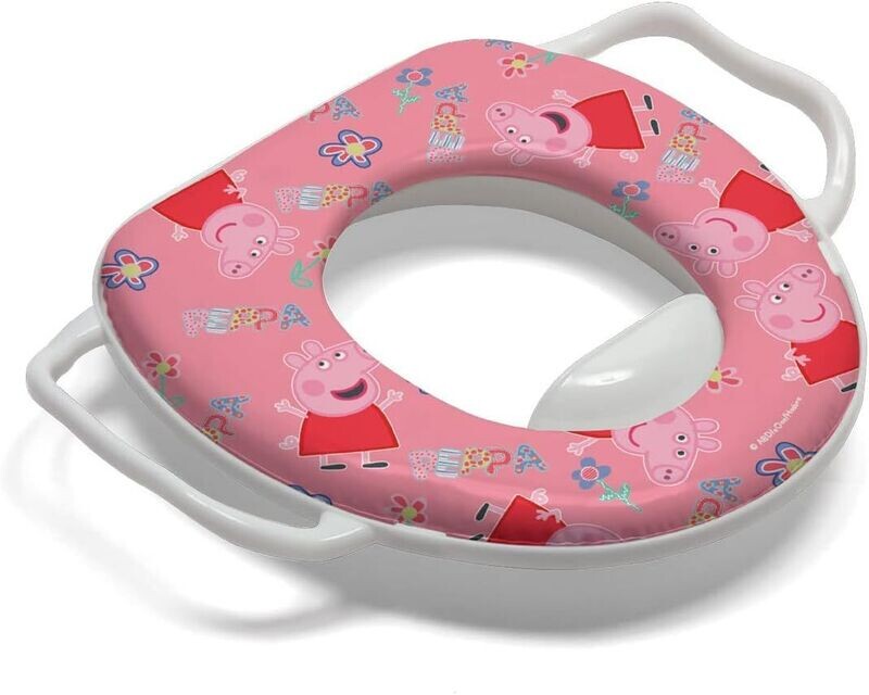 PEPPA PIG - Adaptateur réducteur rose de toilettes 30x36x6 cm