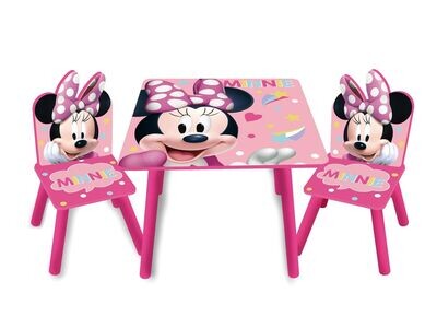DISNEY MINNIE - Ensemble table et chaises