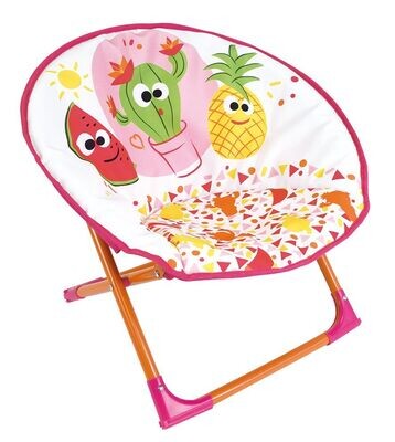 LES AMIS FRUITS - Siège lune pliable pour enfant h.47 x l.54 x p.42 cm