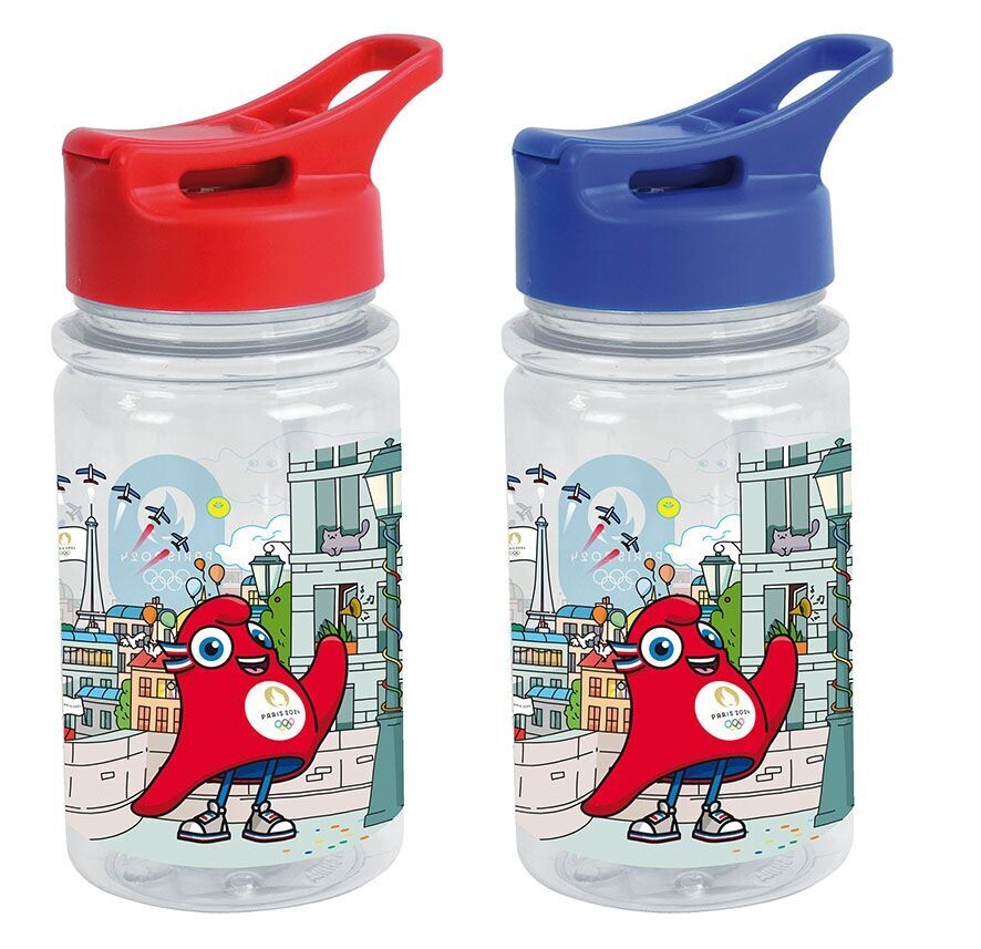 JEUX OLYMPIQUES PARIS 2024 - Gourde transparente à bec 380 mL