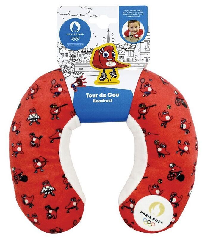 JEUX OLYMPIQUES PARIS 2024 ROUGE MULTI-SPORTS - Tour de cou 19 cm