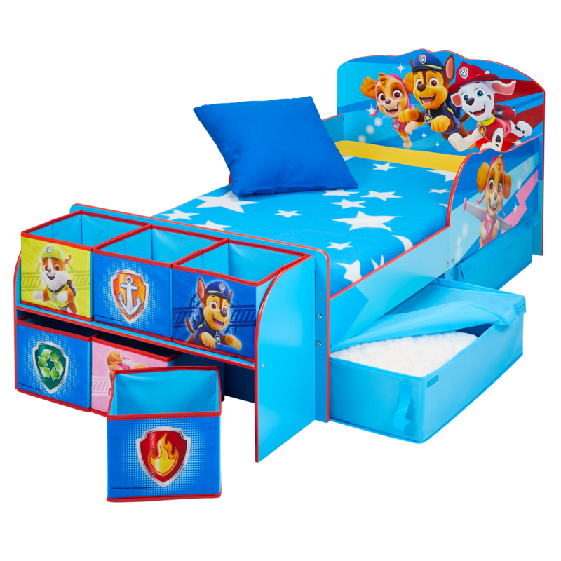 PAT'PATROUILLE - Lit pour enfant avec 6 rangements PAT'PATROUILLE - Lit pour enfant avec 6 rangements