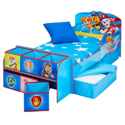 PAT'PATROUILLE - Lit pour enfant avec 6 rangements
