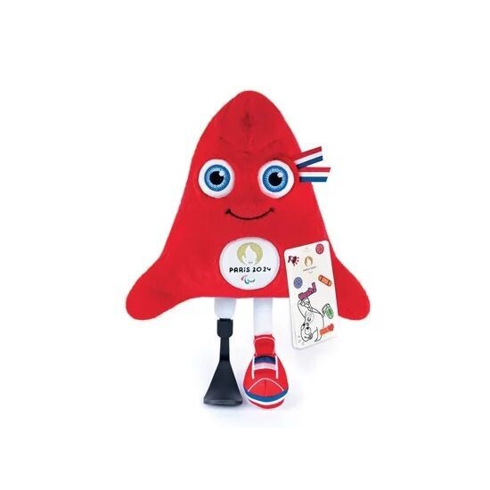 JEUX OLYMPIQUES PARIS 2024 - Peluche mascotte officielle jeux paralympiques 28 cm