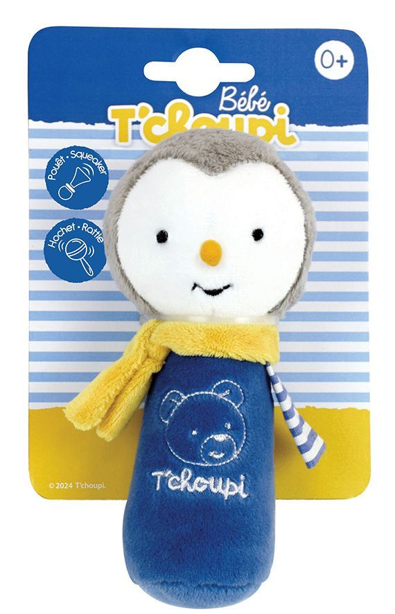 T'CHOUPI BABY - Peluche couinette 14 cm