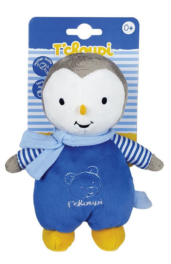 T'CHOUPI BABY - Peluche hochet 20 cm