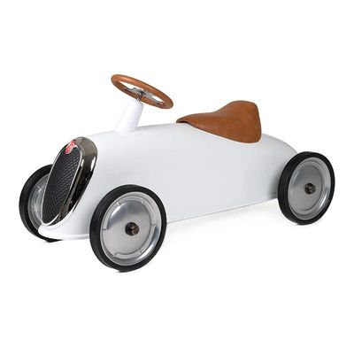 Porteur rider élégant blanc et camel multidirectionnel