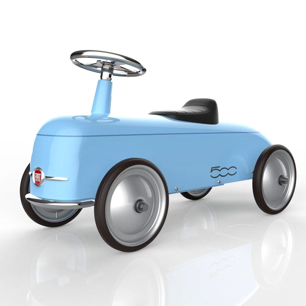 Porteur roadster bleu Fiat 500 multidirectionnel