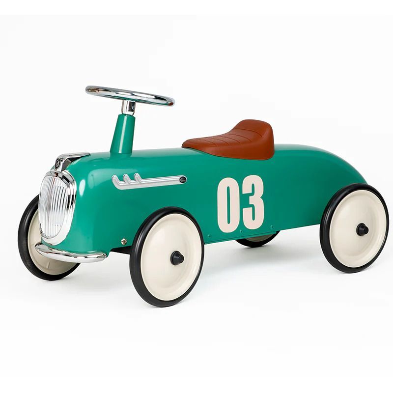 Porteur roadster vintage vert multidirectionnel
