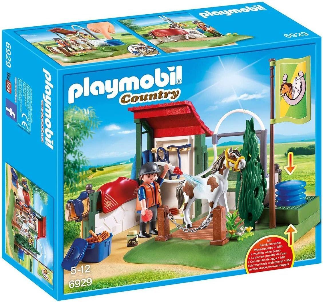 PLAYMOBIL - 6929 Box de Lavage pour Chevaux