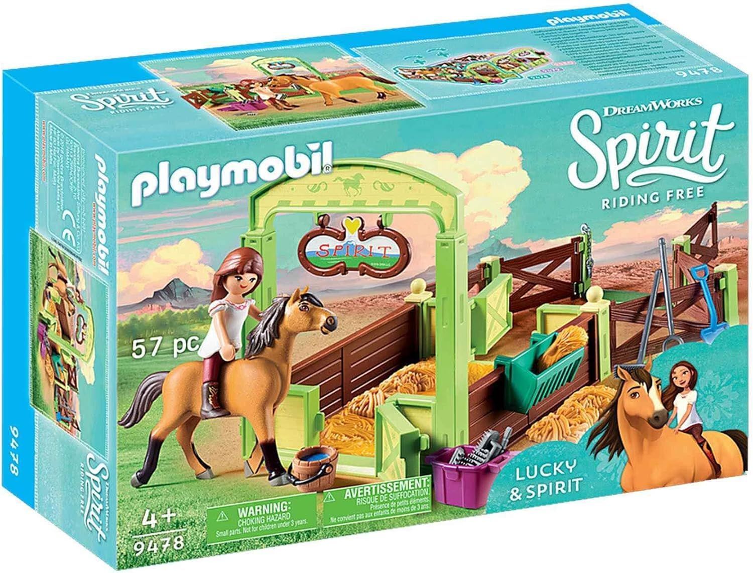 PLAYMOBIL - 9478 Lucky et Spirit avec Box