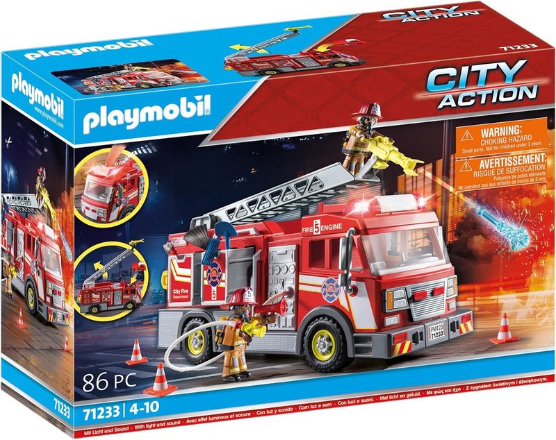 PLAYMOBIL - 71233 Camion de pompiers