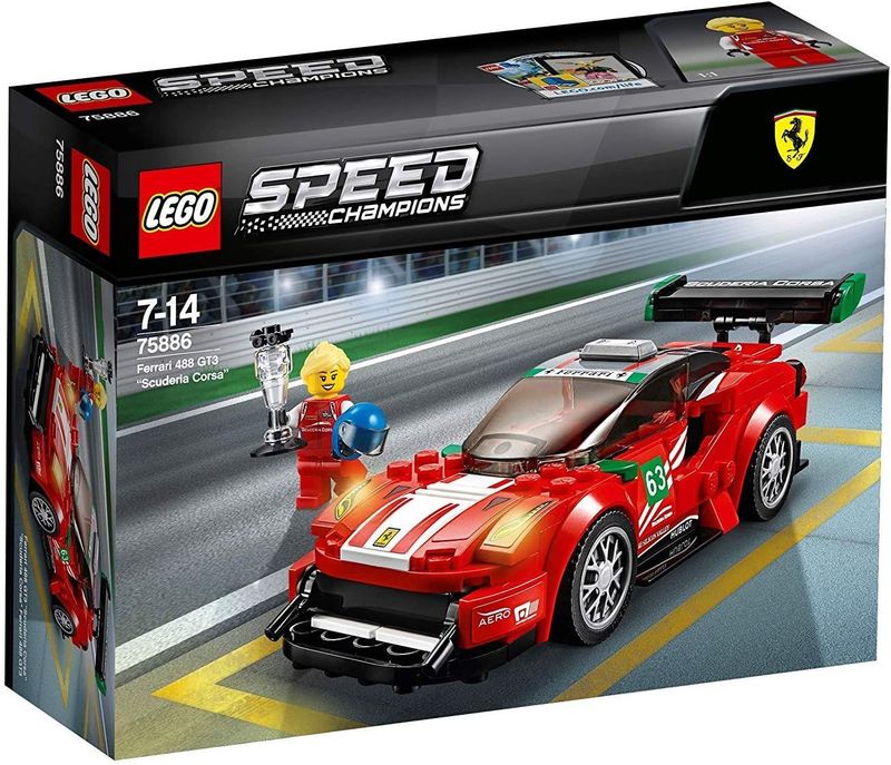 LEGO - 75886 Ferrari 488 GT3 (Scuderia Corsa) LEGO - 75886 Ferrari 488 GT3 (Scuderia Corsa)