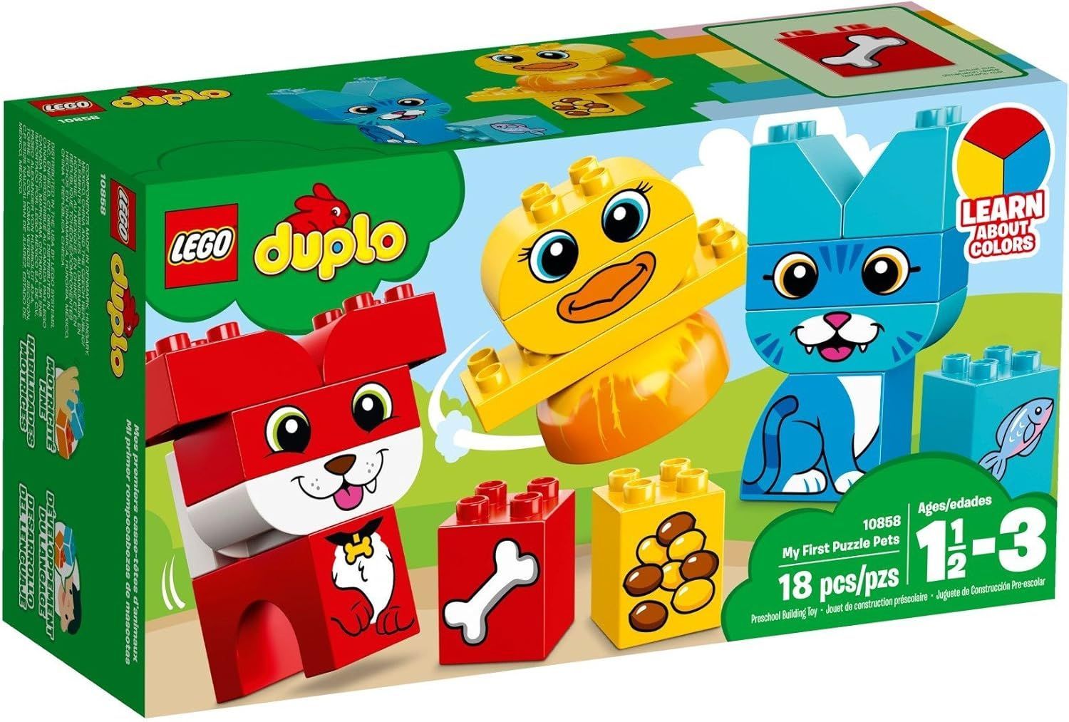 LEGO DUPLO - 10858 Puzzle animaux 1er âge