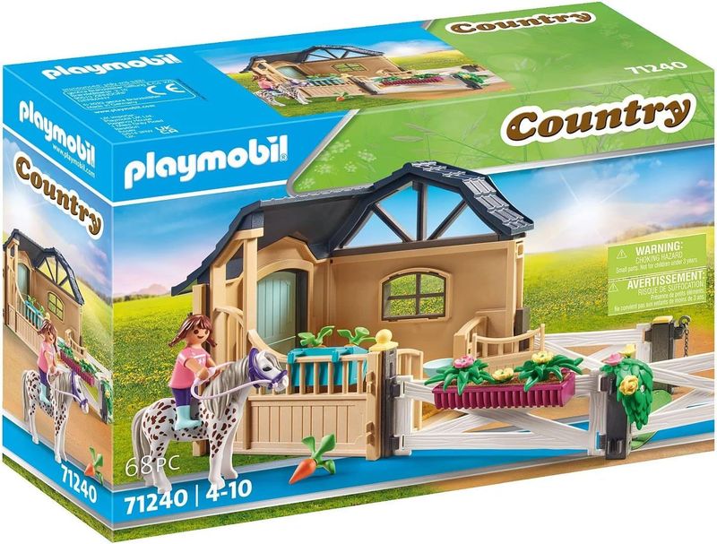 PLAYMOBIL - 71240 Extension de box avec cheval PLAYMOBIL - 71240 Extension de box avec cheval